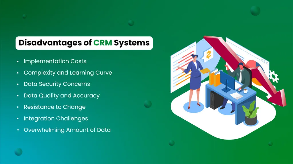 Disadvantages of CRM Software in Business Drawbacks