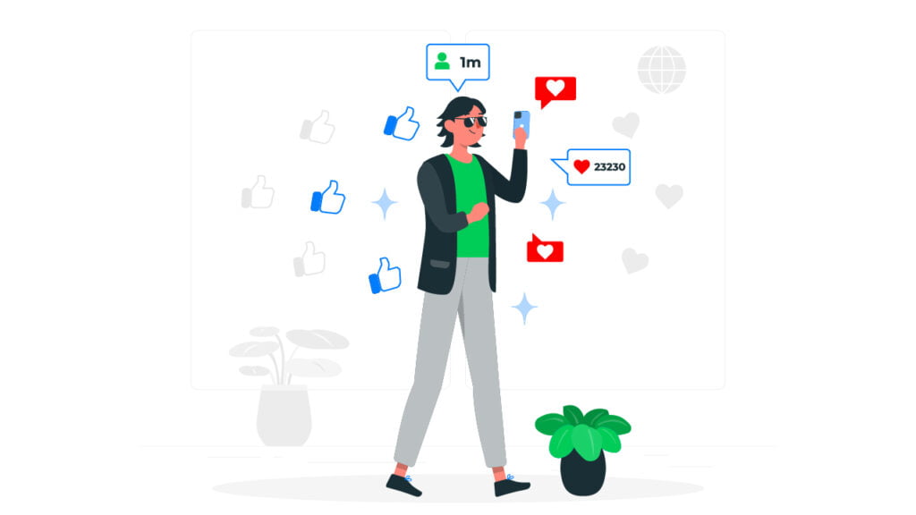 what are social media leads