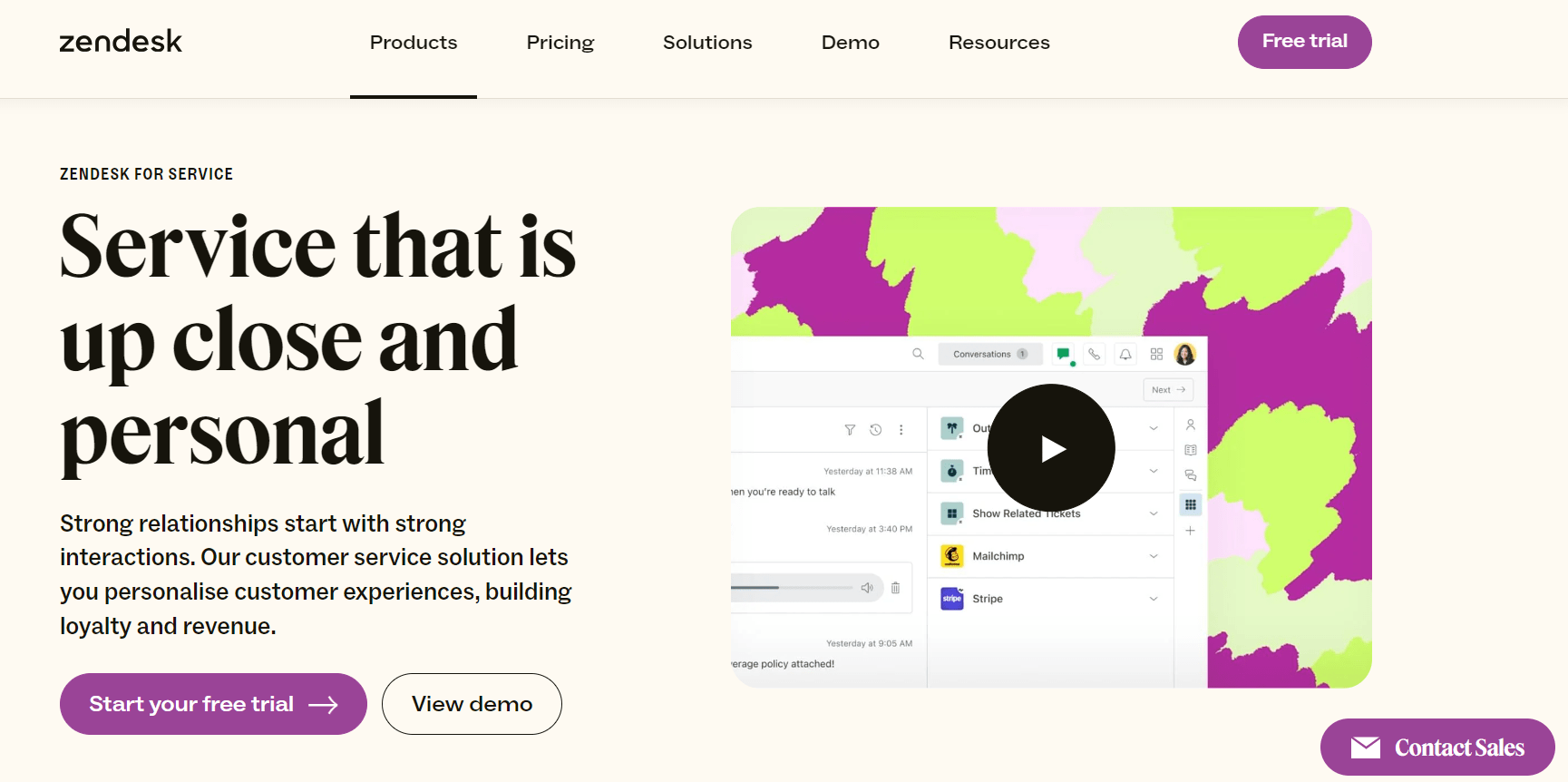 zendesk customer service